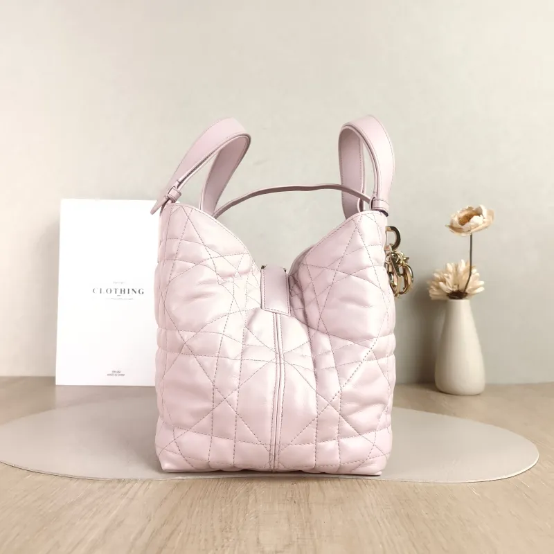DIOR Top Handle Bag TOUJOURS Pink Calfskin Medium28.5 × 17 × 21.5 cm — detail view 1 of 10