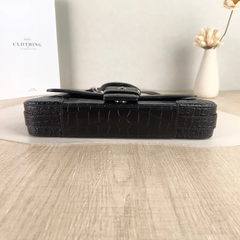 BALENCIAGA Shoulder Bag Lindsay Black Calfskin Small 29 × 5 × 13 cm — cover view 2 of 5