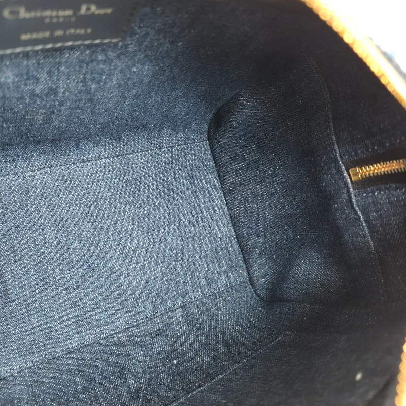 DIOR Top Handle Bag Groove 25 Top Handle Bag Blue Medium 25 × 16 × 19 cm — detail view 12 of 12