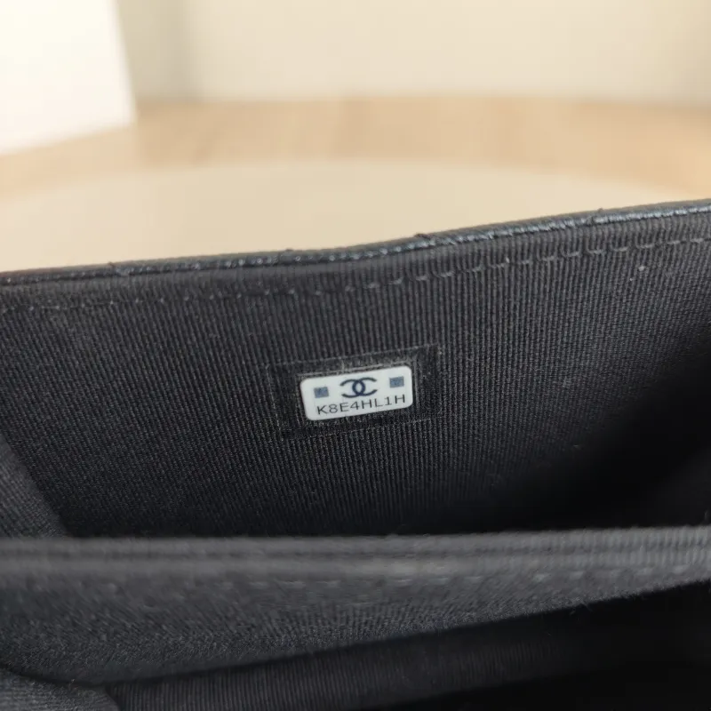 Chanel Crossbody Bag C logo woc Crossbody Bag Black Grained Calfskin One Size 13 × 5.5 × 10 cm — detail view 9 of 12