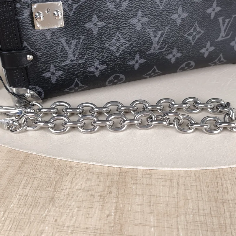 Louis Vuitton Crossbody Bag Side Trunk East West Box Monogram PVC Medium 28 × 7 × 15 cm — detail view 3 of 14