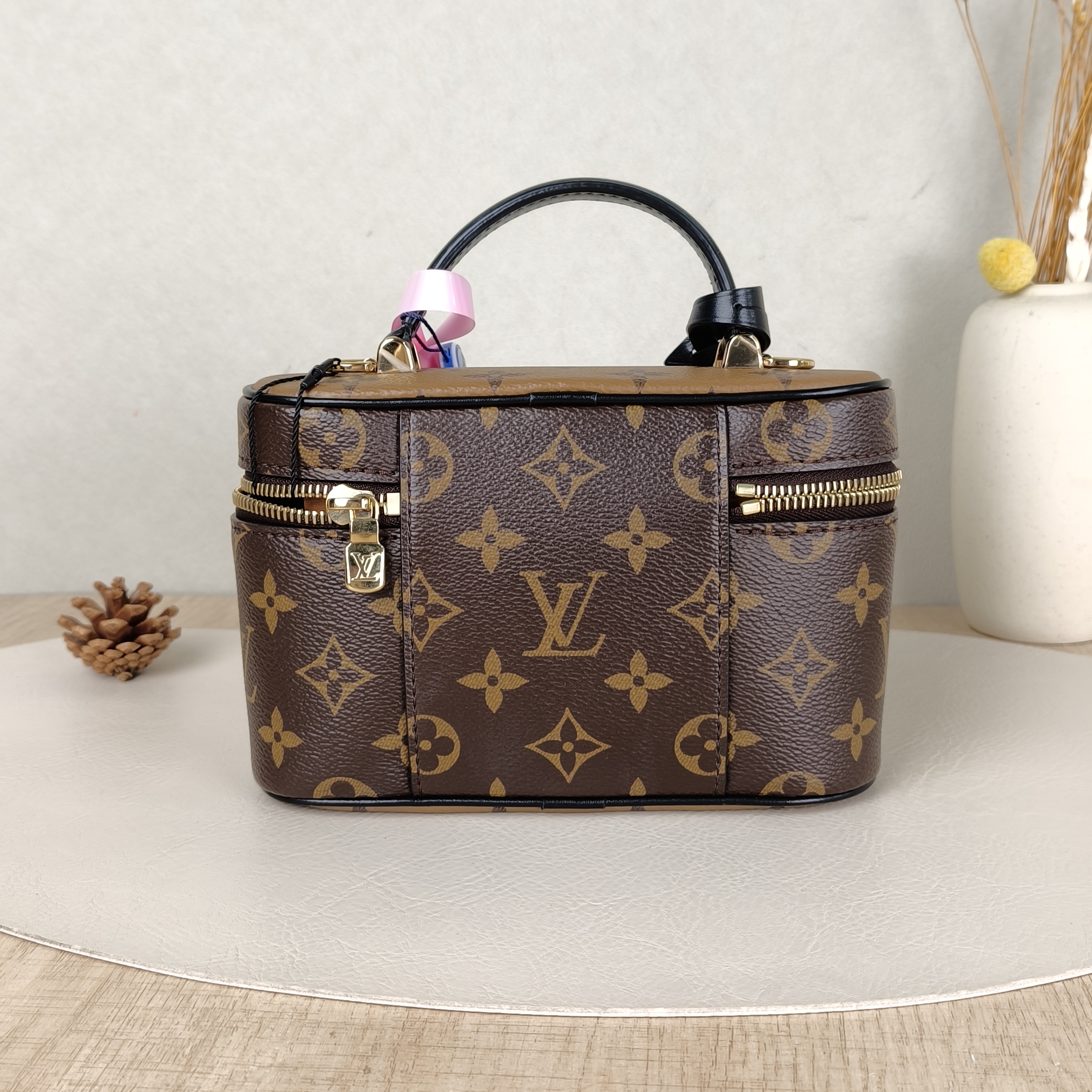 Louis Vuitton Shoulder Bag VANITY POUCH Cosmetic Bag Monogram PVC One Size19 × 6.5 × 11.5 cm — cover view 5 of 5