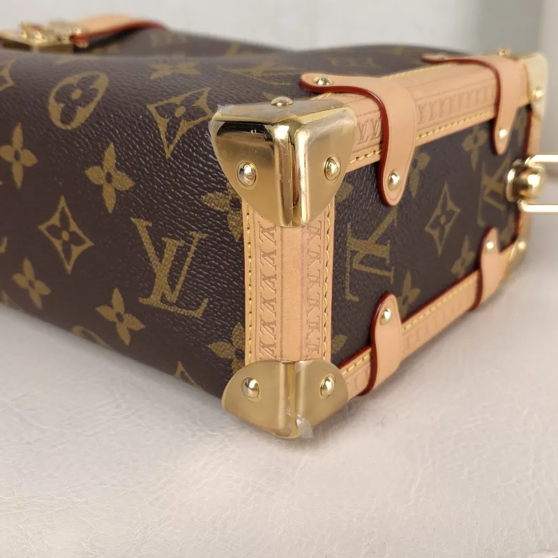 Louis Vuitton Crossbody Bag Side Trunk Box Monogram PVC Medium 23.5 × 8.5 × 16 cm — detail view 1 of 12
