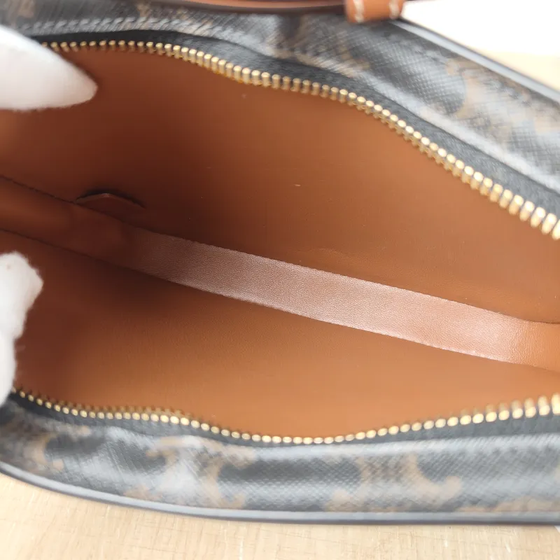 CELINE Shoulder Bag Croque Hobo Monogram PVC Medium 18.5 × 2 × 15.5 cm — detail view 1 of 11