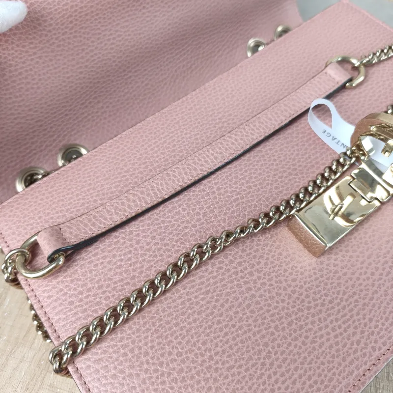 GUCCI Crossbody Bag Collection Crossbody Bag Pink Calfskin 28 × 7 × 18 cm — detail view 1 of 13
