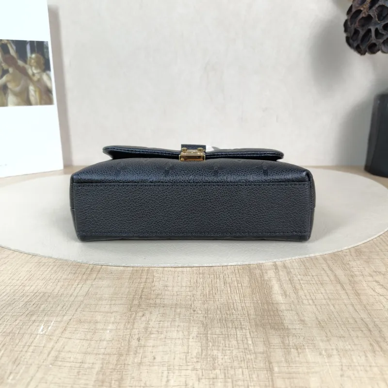 Louis Vuitton Crossbody Bag MADELEINE Black Monogram Empreinte Embossed Calfskin nano 21 × 6 × 12.5 cm — cover view 2 of 6