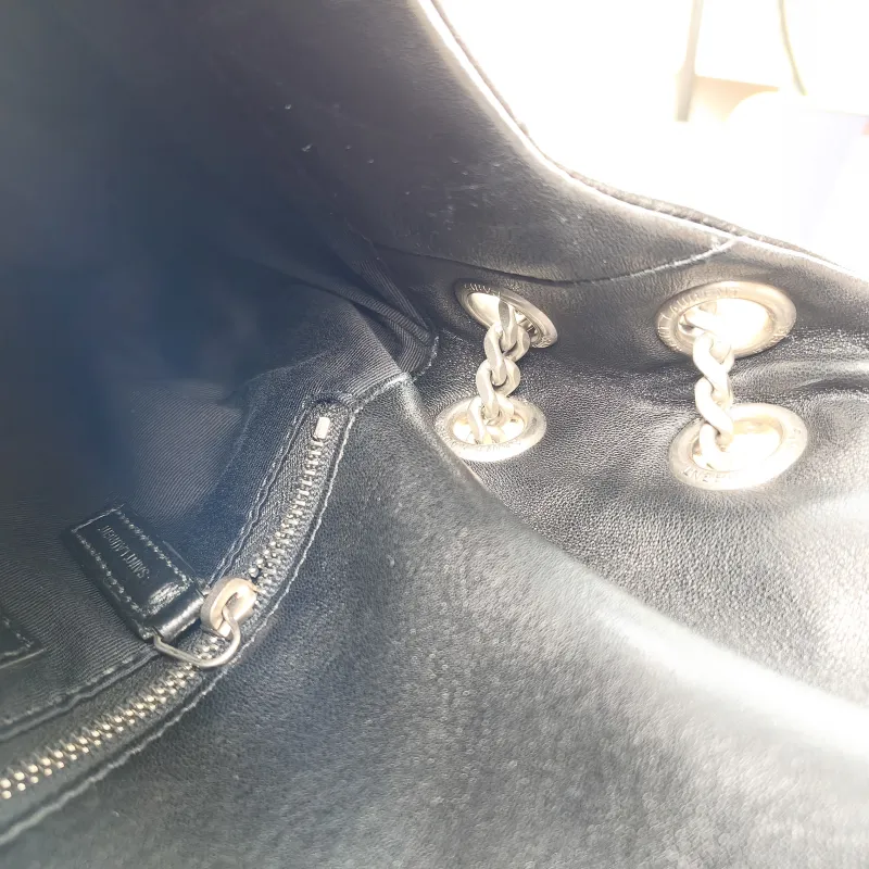 SAINT LAURENT Shoulder Bag PUFFER Black Lambskin Small29 × 11 × 17 cm — detail view 6 of 12