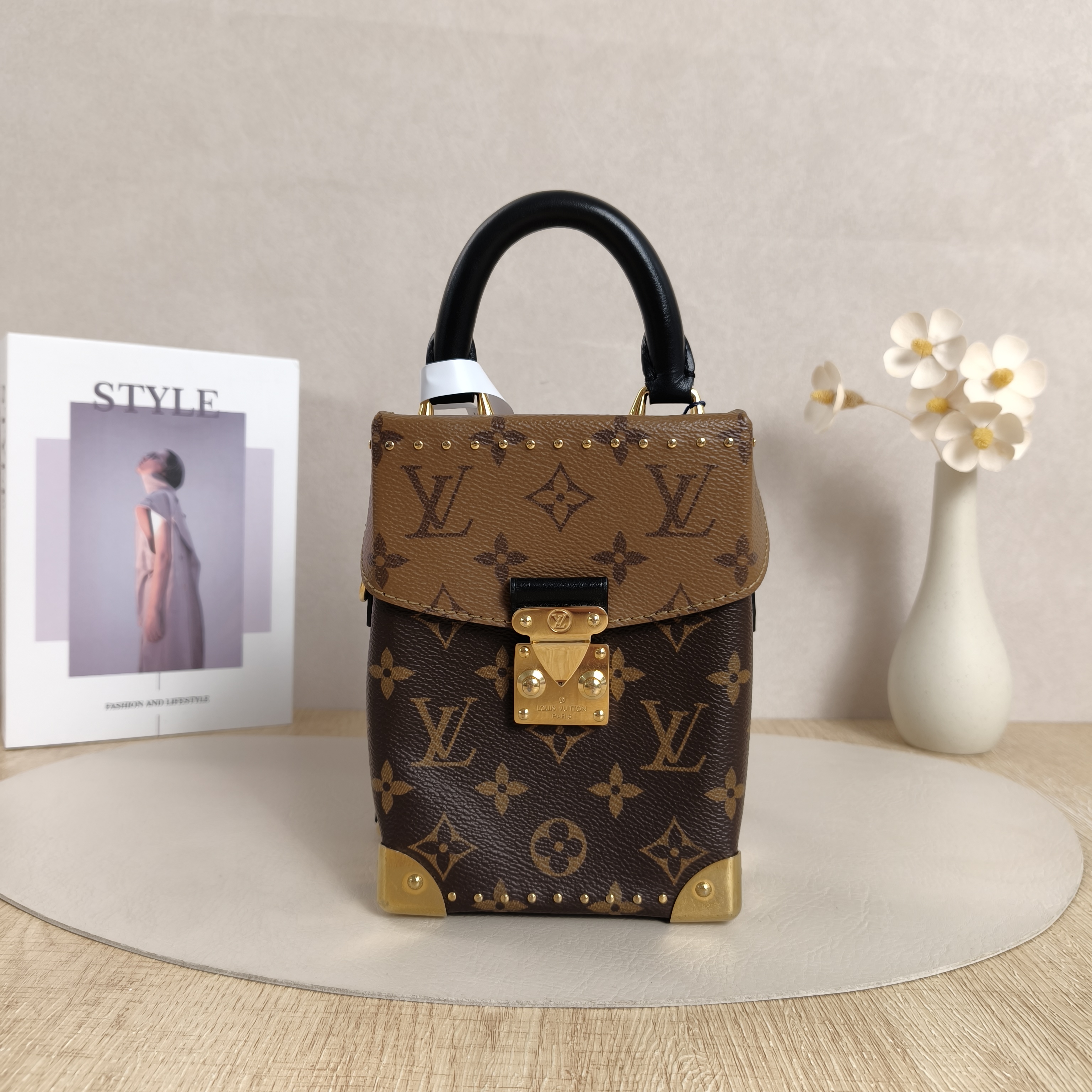 Louis Vuitton Crossbody Bag Camera Box Camera Bag Box Bag Monogram PVC One Size12.5 × 6 × 18 cm