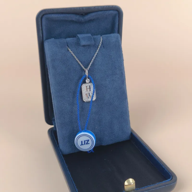 HARRY WINSTON Necklace HW Logo Pavé Diamond Necklace PT950One Size41cm — cover view 2 of 11