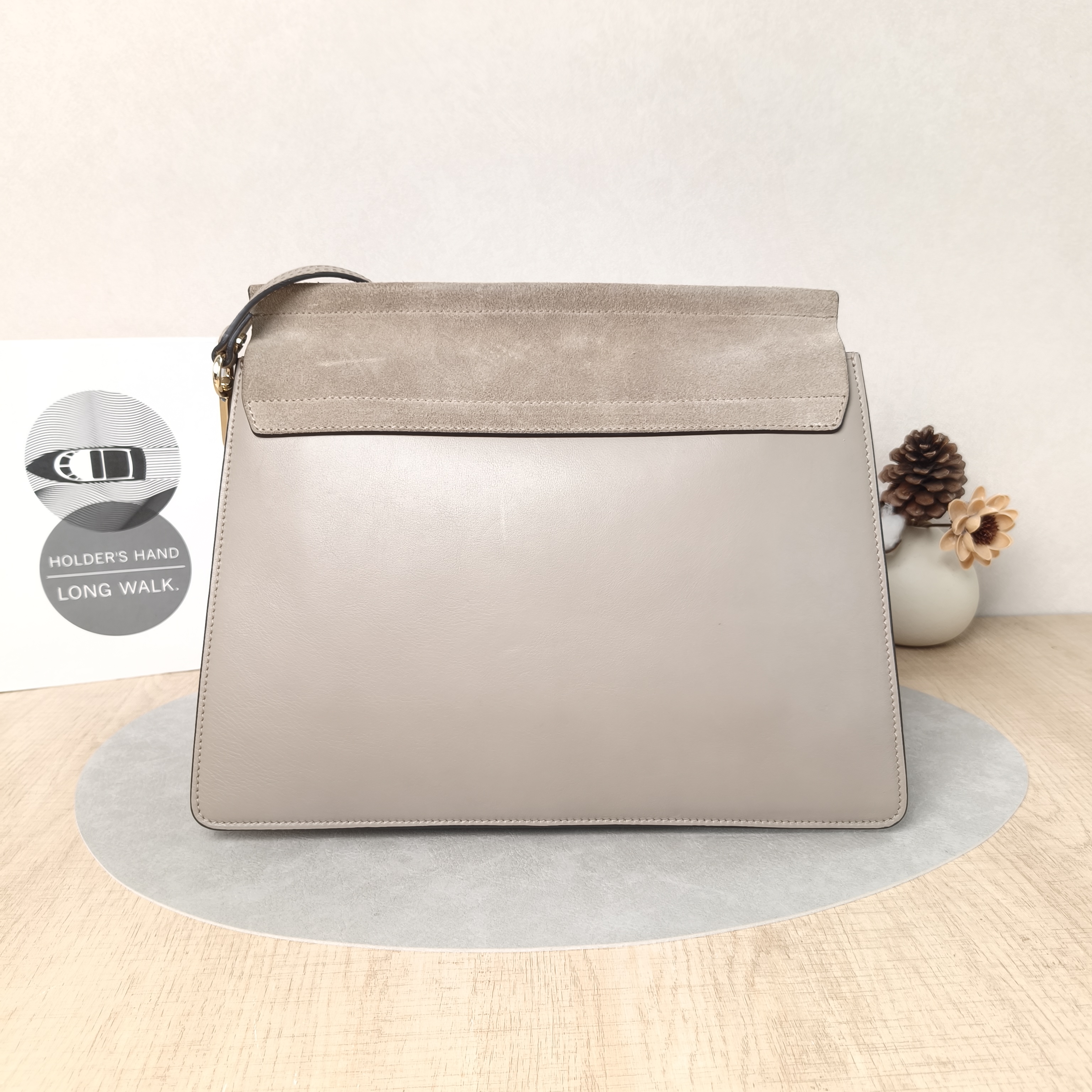 Chloé Crossbody Bag Crossbody Bag Grey Suede One Size32 × 3 × 25 cm — cover view 5 of 5