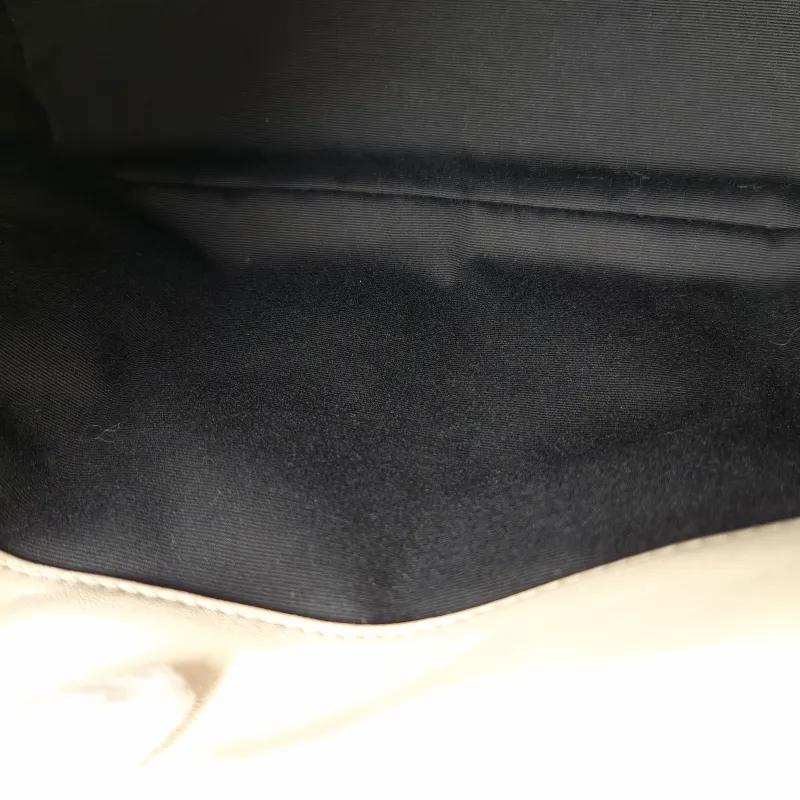 SAINT LAURENT Shoulder Bag PUFFER White Lambskin Small 29 × 11 × 17 cm — detail view 5 of 11