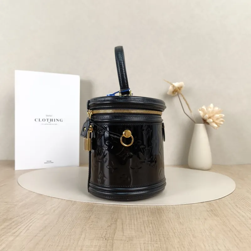 Louis Vuitton Crossbody Bag Cannes Black Patent Leathermini15 × 15 × 17 cm — cover view 6 of 8