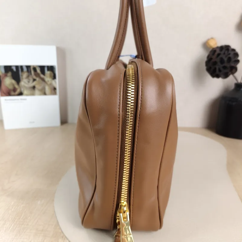Miumiu Top Handle Bag Beau CC alfskin Large 34 × 10 × 23 cm — detail view 6 of 11
