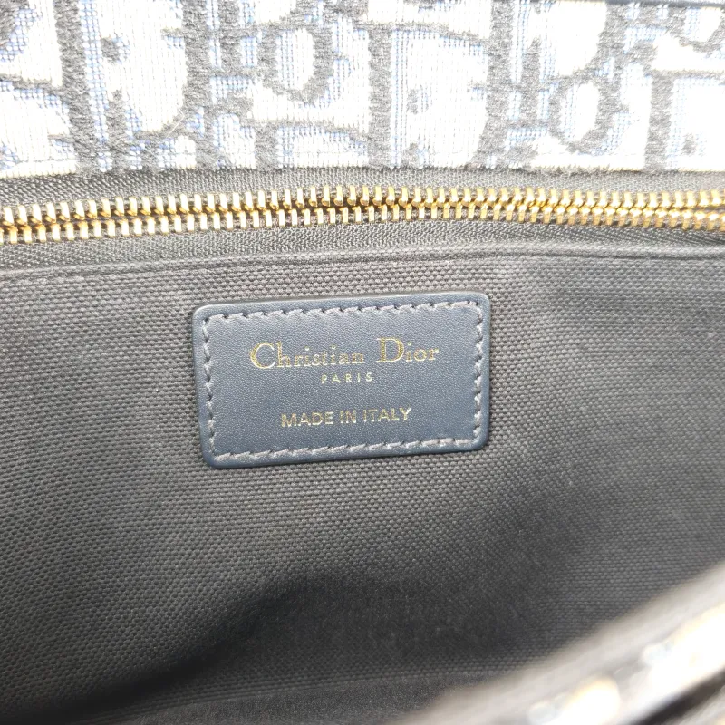 DIOR Crossbody Bag Edition Chain Shoulder Crossbody Bag Blue Canvas One Size 27.5 × 3 × 12.5 cm — detail view 4 of 12