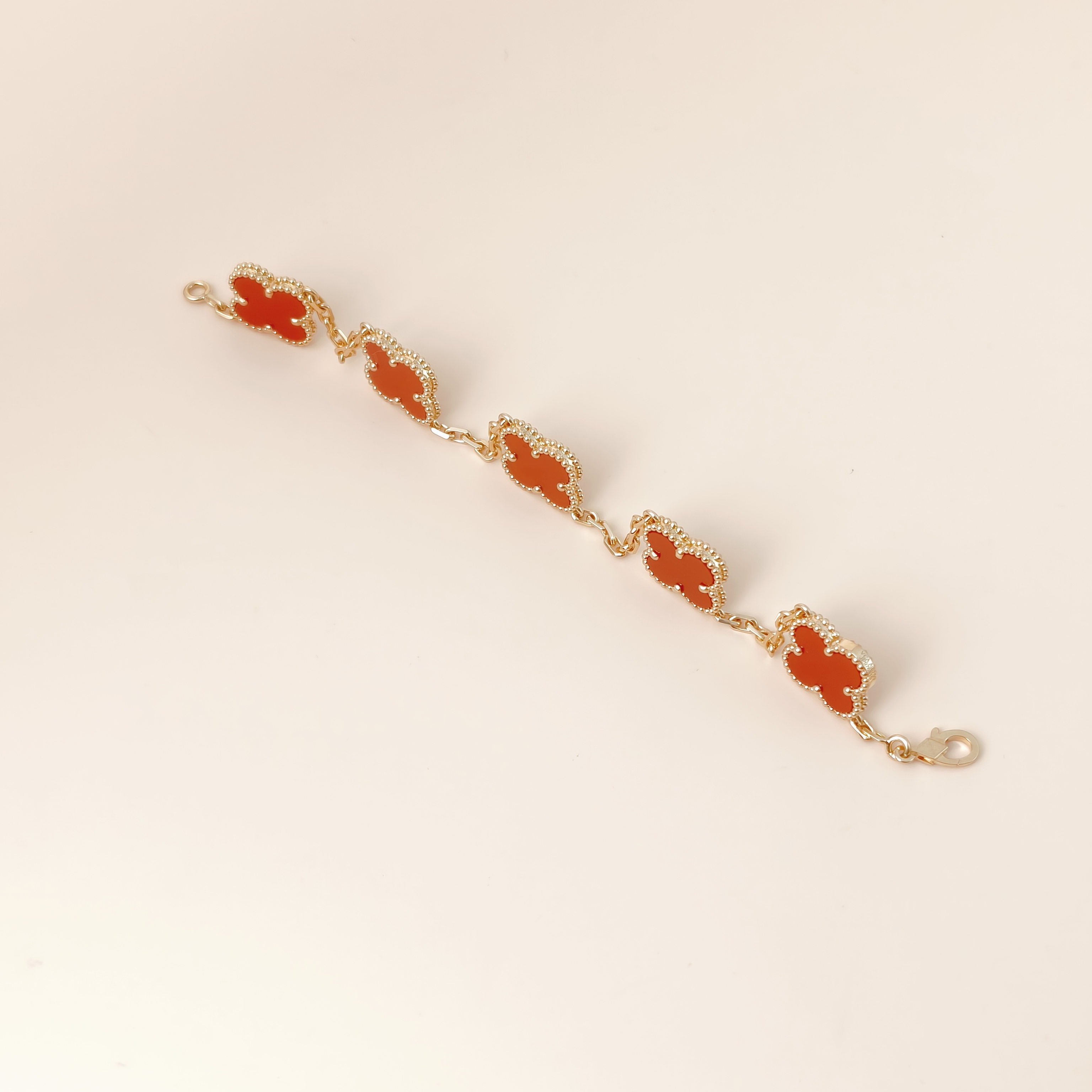 Van Cleef & Arpels Bracelet Alhambra Alhambra Collection Five-Motif Bracelet 18KY ellow Gold Vintage Small19cm โ cover view 9 of 12