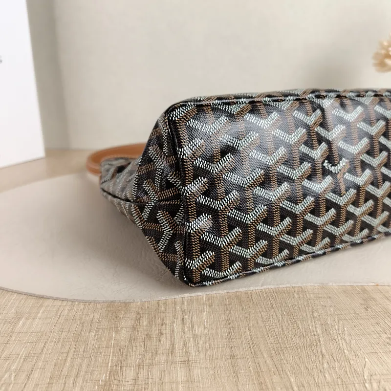 GOYARD Shoulder Bag Brown PVC Mini 29 × 11 × 18.5 cm — detail view 9 of 9