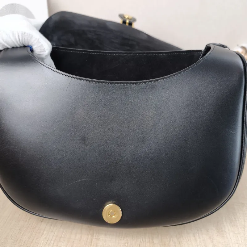 DIOR Crossbody Bag Bobby Black Calfskin Large 27 × 8 × 19.5 cm — detail view 6 of 14