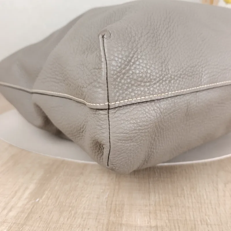 PRADA Top Handle Bag Tote Bag Grey Calfskin One Size36 × 11 × 35 cm — detail view 6 of 13