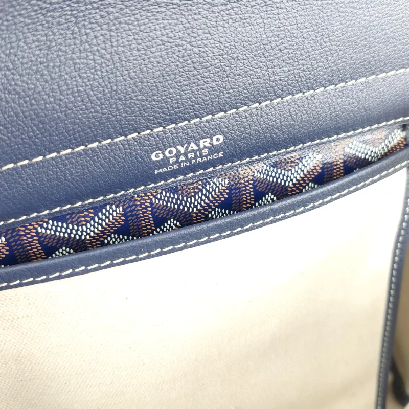 GOYARD Shoulder Bag Rouette Shoulder Bag Navy PVC Small31 × 14 × 23 cm — detail view 4 of 10