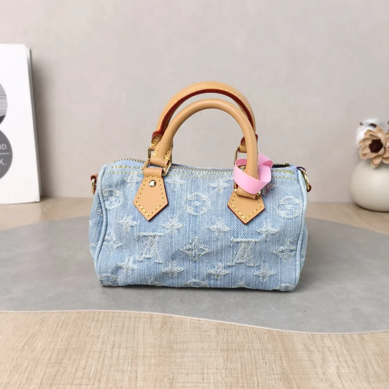 Louis Vuitton Crossbody Bag Speedy Nano Blue nano 16 × 7.5 × 10 cm — cover view 4 of 5