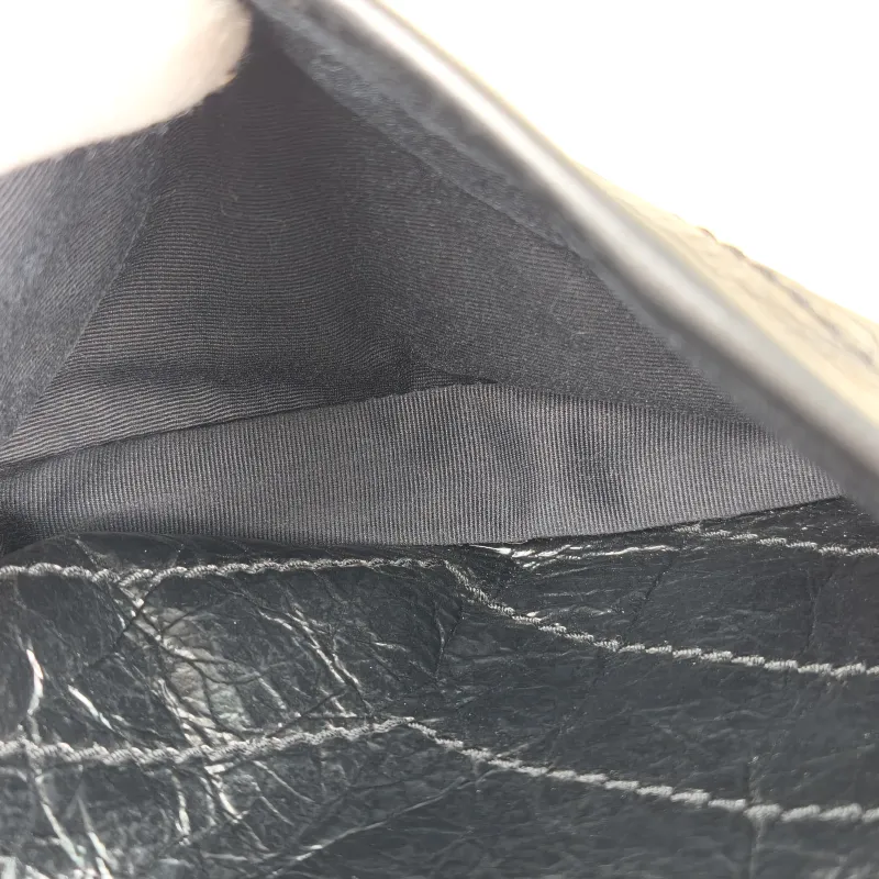 SAINT LAURENT Crossbody Bag Niki Black Waxed Leather Calfskin Small 21 × 7.5 × 16 cm — detail view 1 of 13