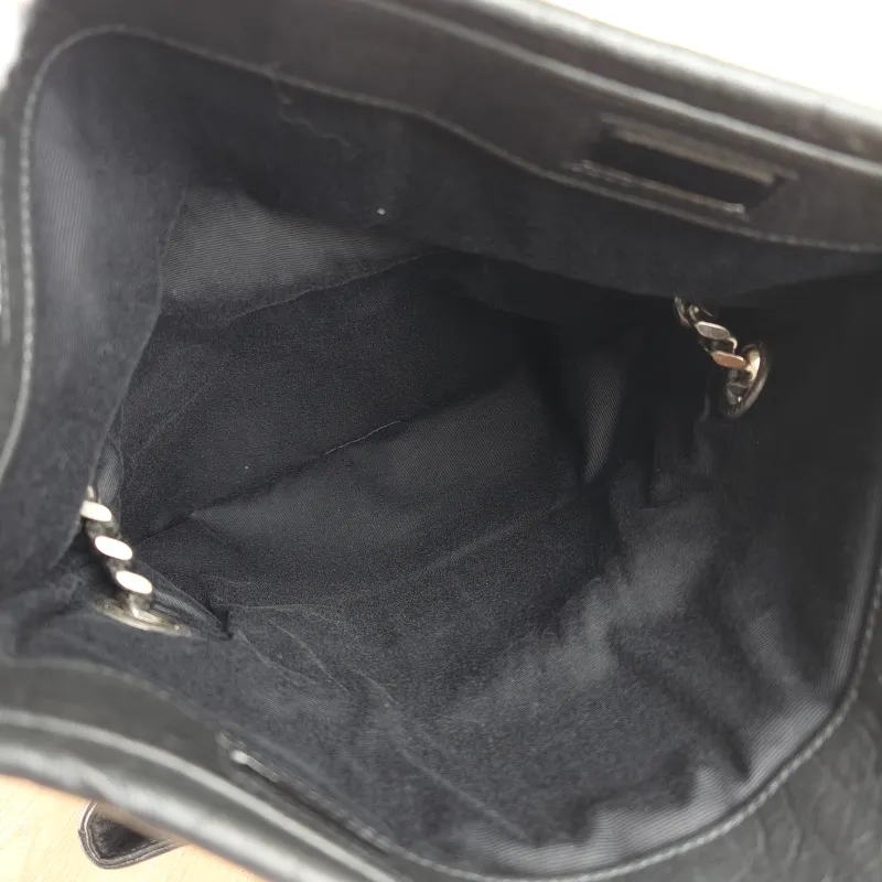 SAINT LAURENT Shoulder Bag Shoulder Bag Black Calfskin One Size 28 × 10 × 17 cm — detail view 3 of 12