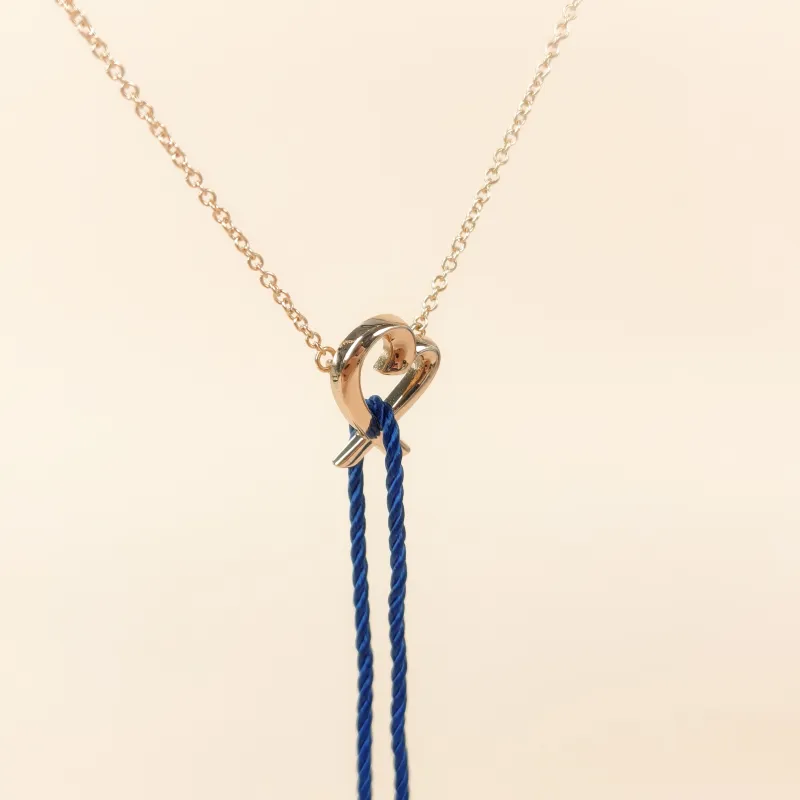 Tiffany&Co. Necklace Paloma Picasso Collection Loving Heart Necklace Rose Gold 18KR ose Gold One Size 41cm — cover view 2 of 10