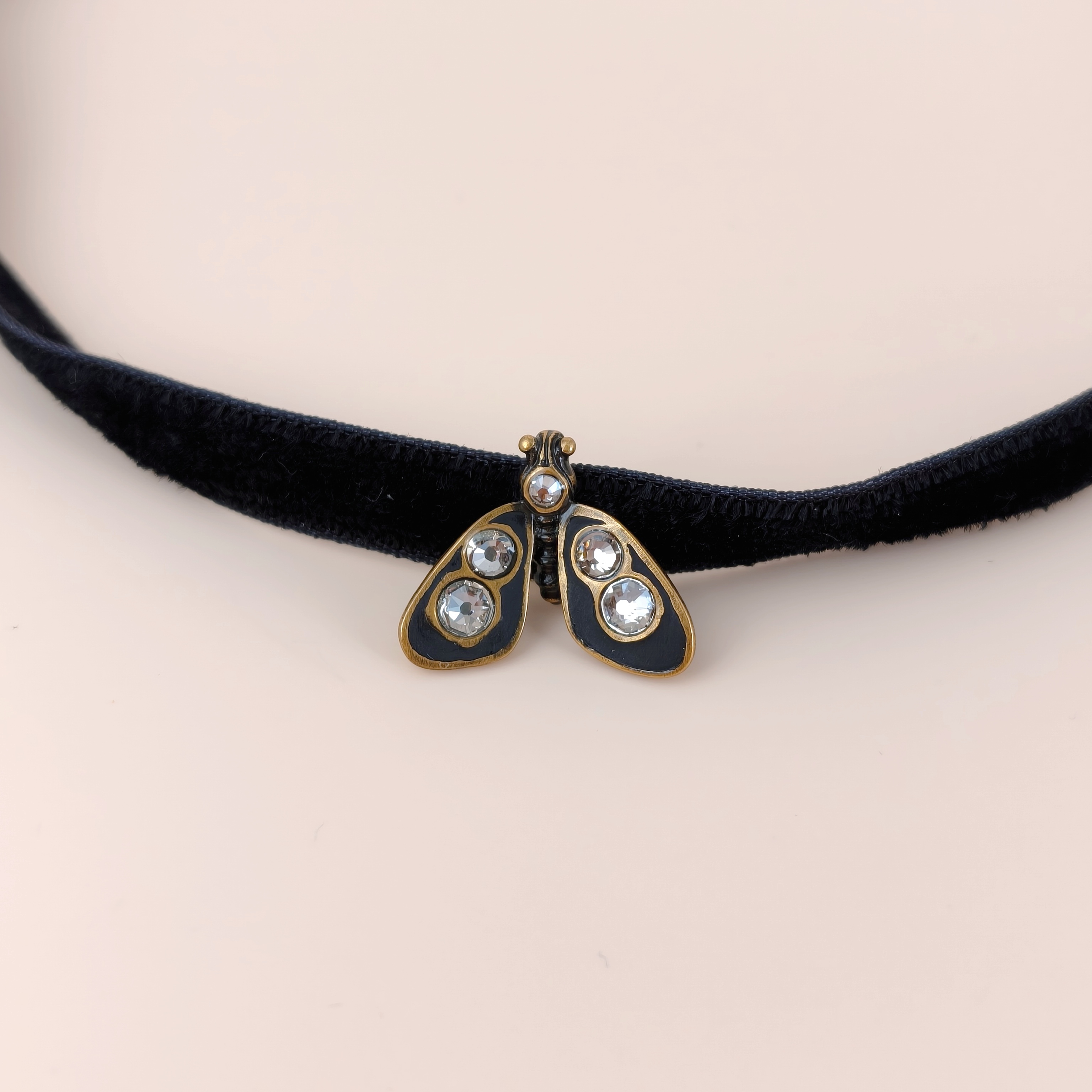 DIOR Necklace Necklacechoker Gold Black Velvet One Size39cm โ cover view 7 of 7