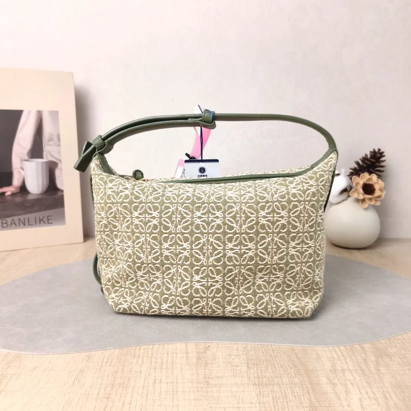 LOEWE Top Handle Bag cubi Vanity Case Bag Monogram Canvas Small 20 × 11 × 15 cm — cover view 3 of 5