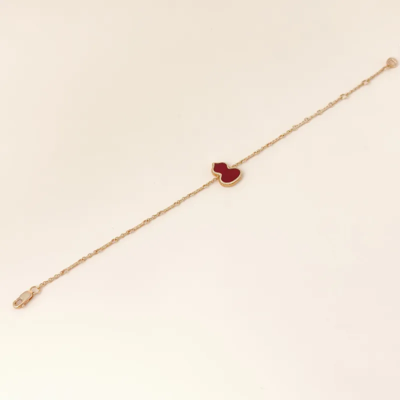 Qeelin Bracelet Wulu Collection Bracelet Red Agate 18KR ose Gold One Size 18cm — cover view 3 of 7