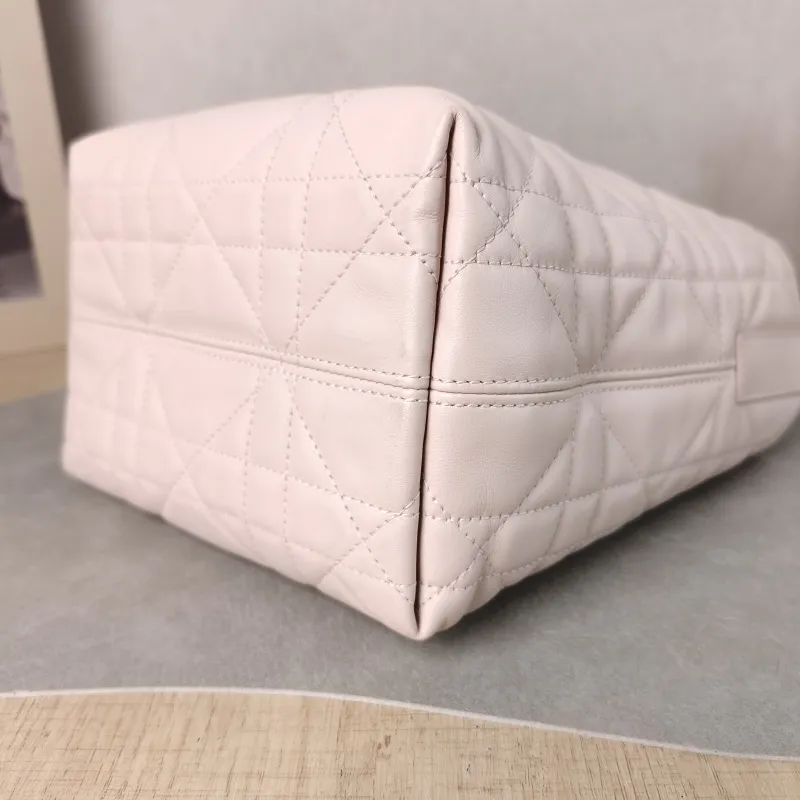DIOR Top Handle Bag TOUJOURS Edition Pink Calfskin Small 18.5 × 12 × 18.5 cm — detail view 5 of 13