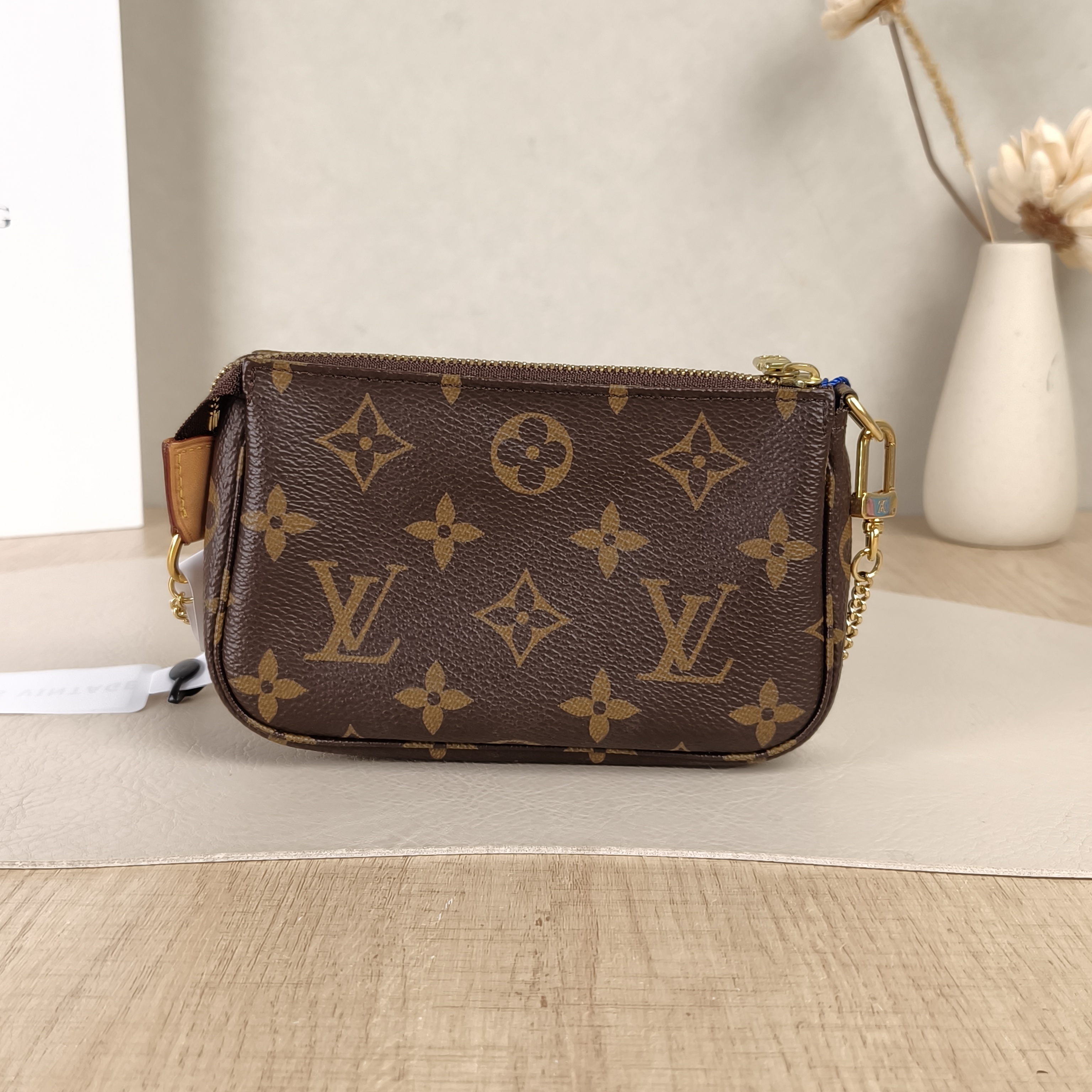 Louis Vuitton Clutch Mini Pochette Accessoires Monogram PV Cmini15.5 × 4 × 10.5 cm — cover view 5 of 5