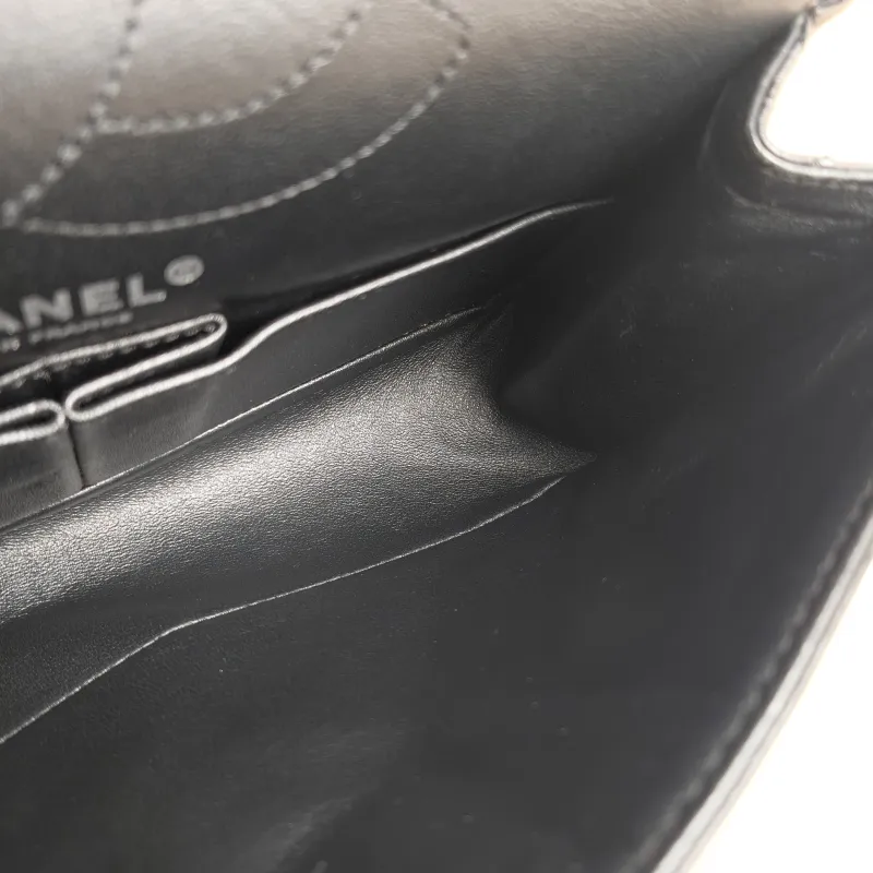 Chanel Crossbody Bag 2.55 Black Calfskin Small 24 × 7.5 × 16 cm 20 — detail view 14 of 14
