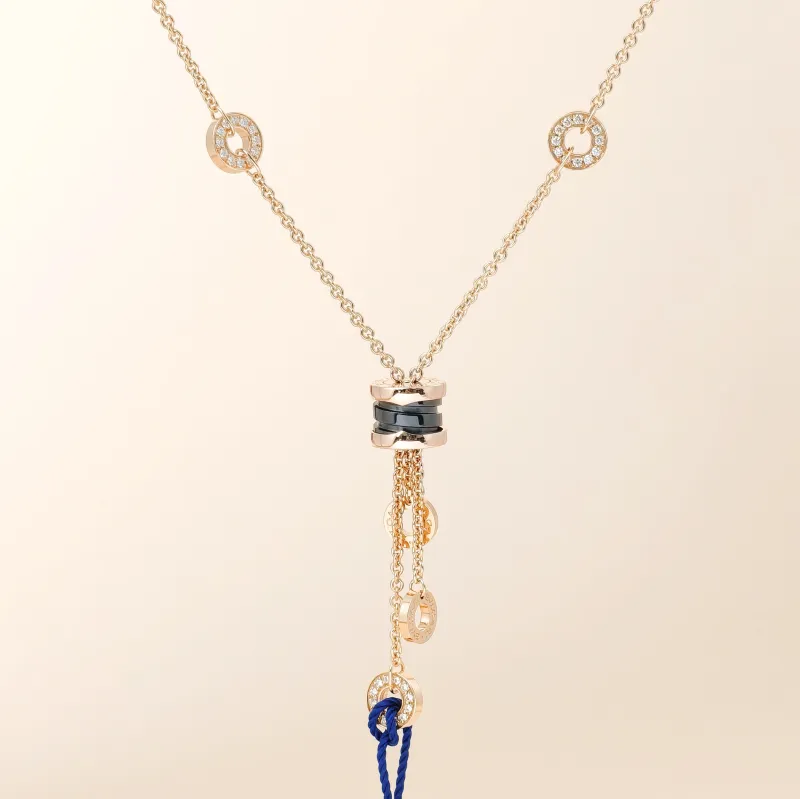 Bvlgari Necklace B.zero1 Diamond18KY ellow Gold0.8*38-40.5