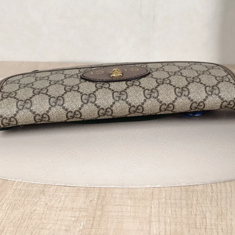 GUCCI Crossbody Bag Neo Vintage Belt Bag Monogram PVC Medium 24 × 4 × 17 cm — detail view 5 of 11