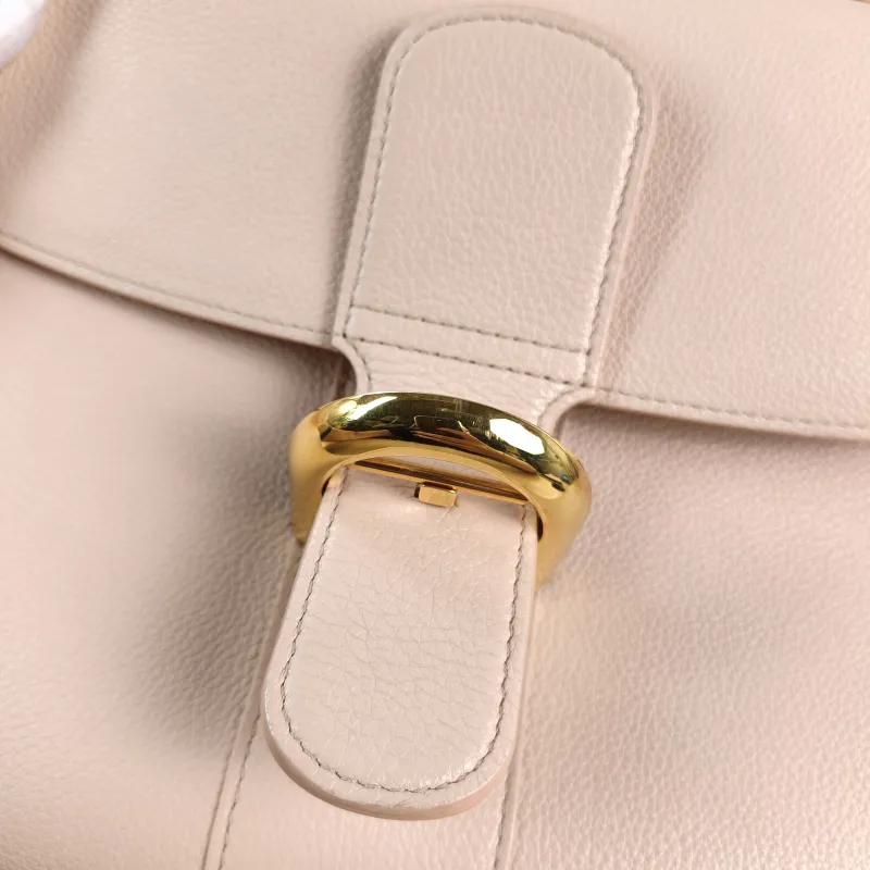 DELVAUX Top Handle Bag Brillant Pink Calfskin Medium29 × 15 × 22 cm — detail view 2 of 13
