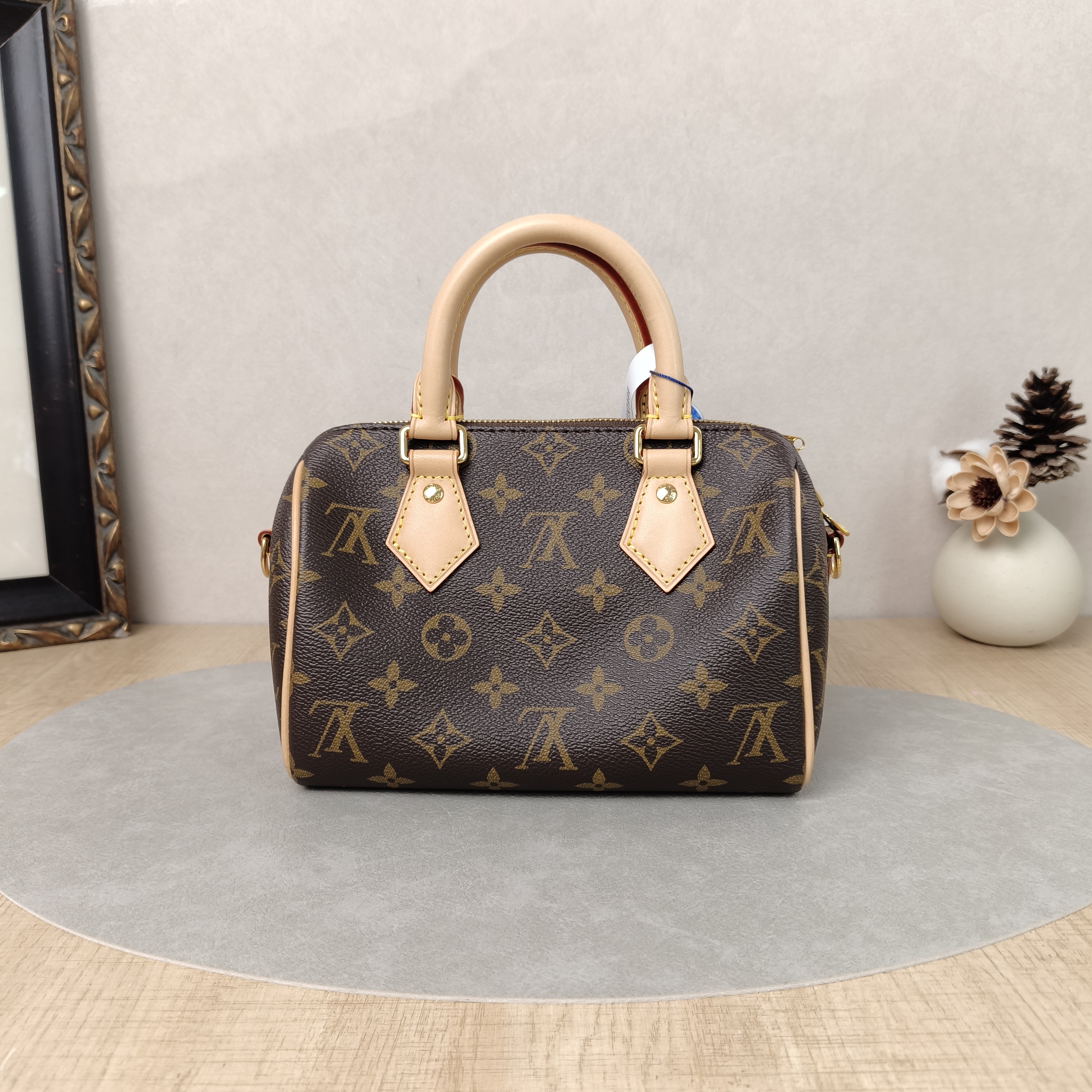 Louis Vuitton Crossbody Bag Speedy20 Shoulder Strap PVC Small20.5 × 12 × 13.5 cm