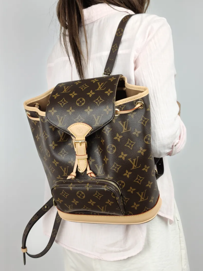 Louis Vuitton Backpack MONTSOURIS Backpack Edition Monogram PVC Small 28 × 18 × 30 cm — on-model view 1 of 3