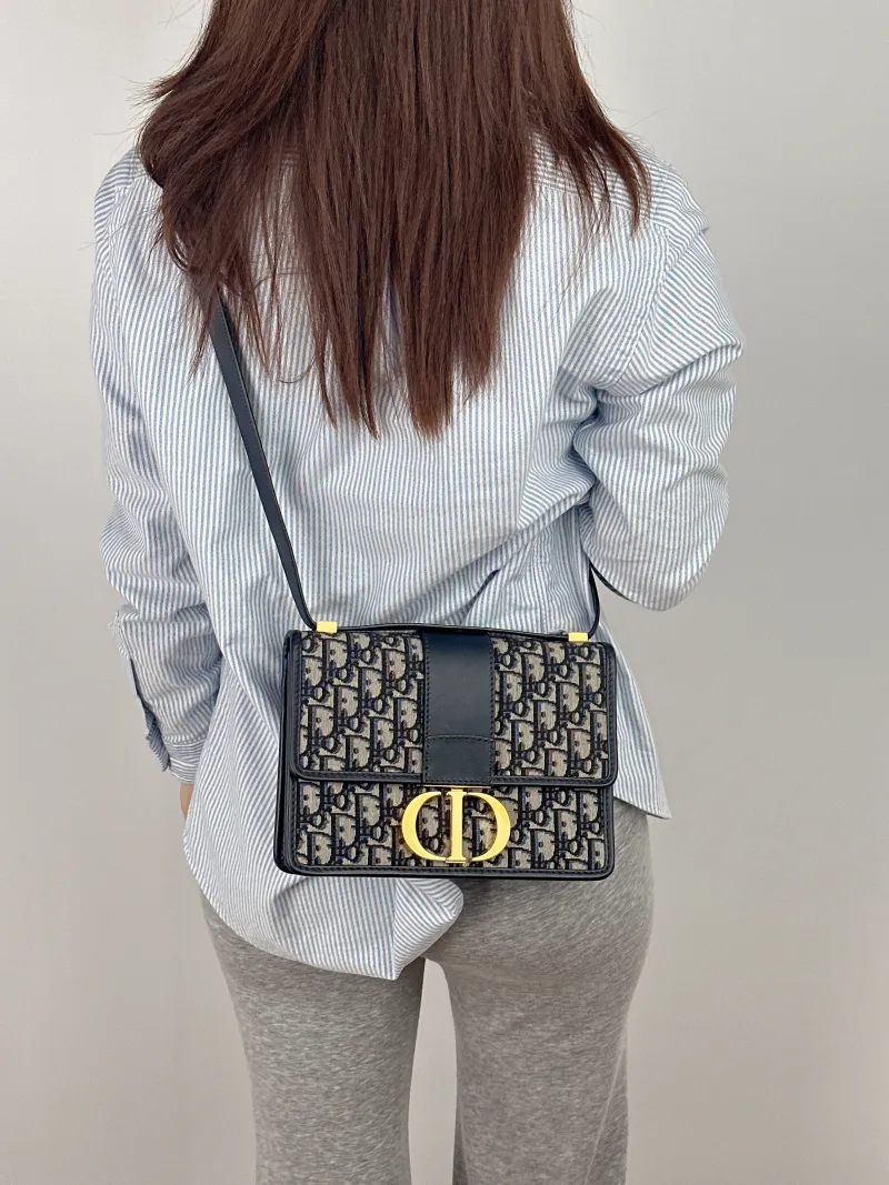 DIOR Crossbody Bag30Montaigne 30 Edition Canvas Medium24 × 8 × 17 cm — on-model view 2 of 3