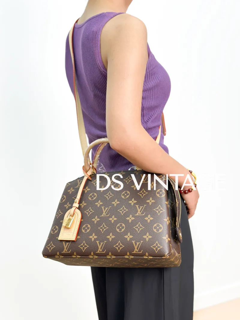 Louis Vuitton Crossbody Bag PETIT PALAIS Monogram PVC Small 29 × 12.5 × 18 cm — on-model view 2 of 3