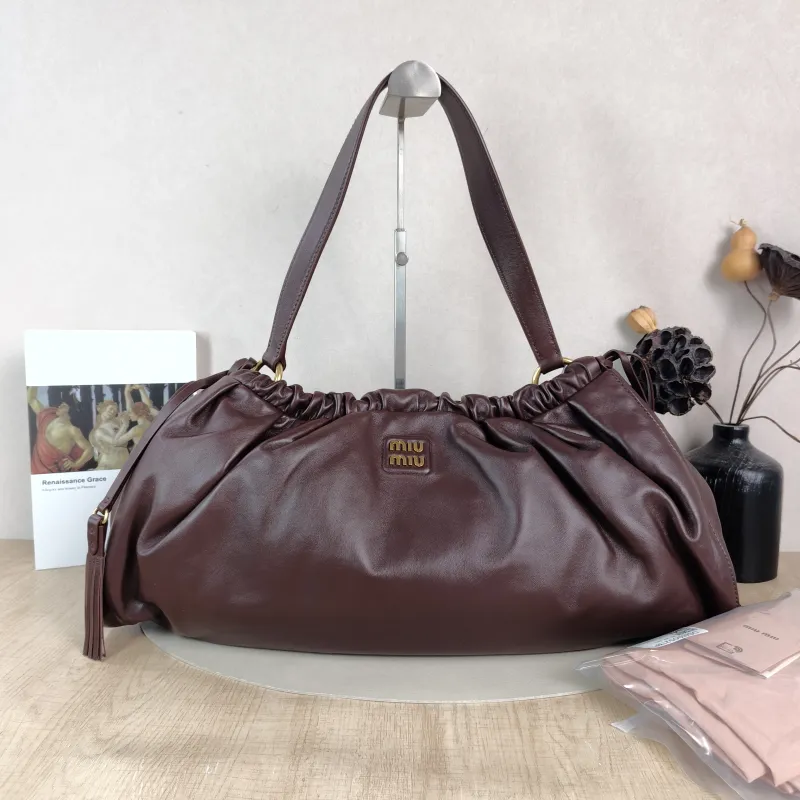 Miumiu Shoulder Bag Joie Shoulder Bag Lambskin Large 52 × 8 × 23 cm — cover view 2 of 6