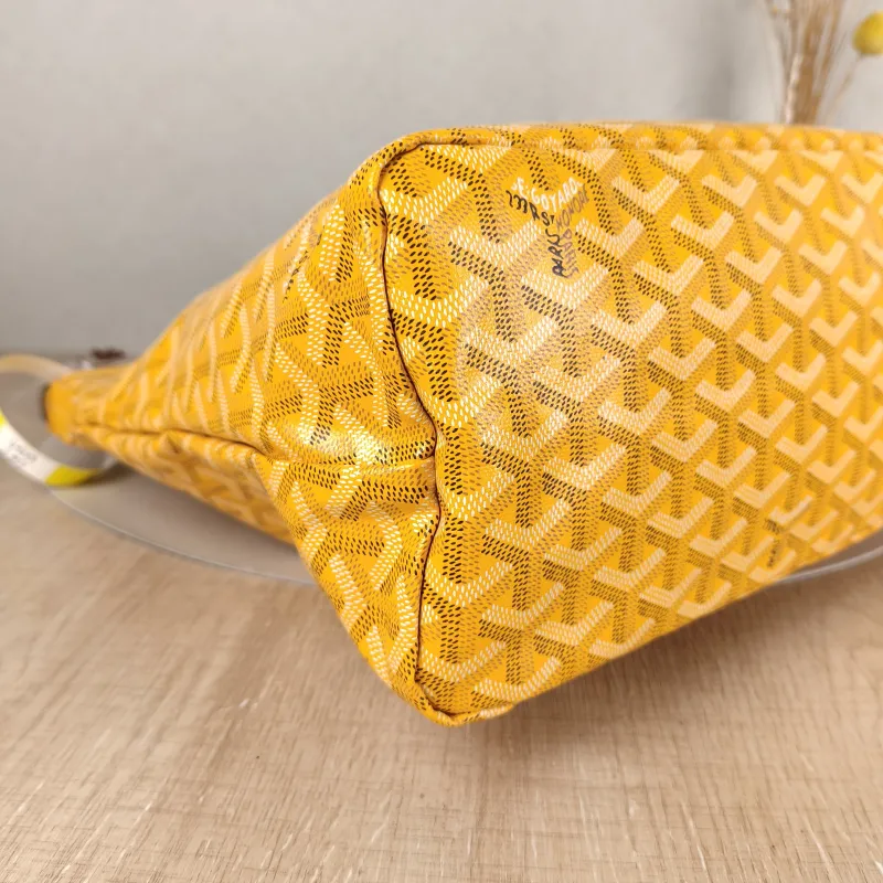 GOYARD Shoulder Bag Boheme Hobo​ Yellow PVC Small 43 × 14 × 27 cm — detail view 1 of 12