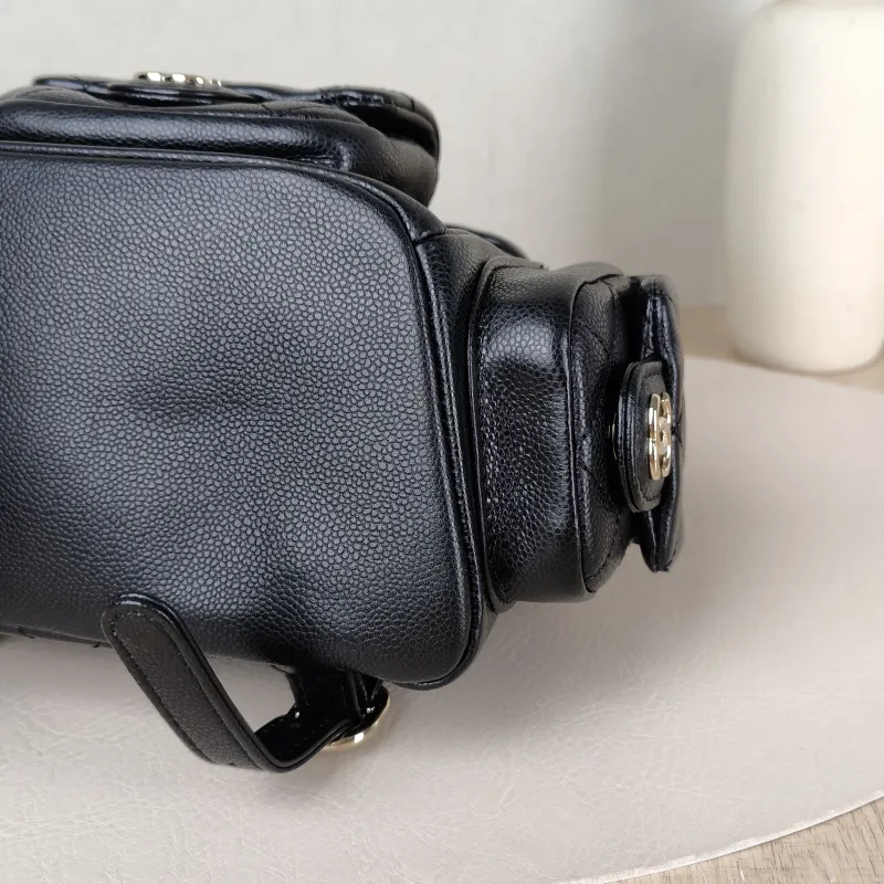Chanel Backpackduma Black Calfskin Small18 × 9.5 × 19 cm — detail view 15 of 16