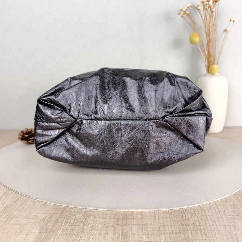 BALENCIAGA Shoulder Bag Crush Calfskin Small 25 × 9 × 26 cm — cover view 4 of 5