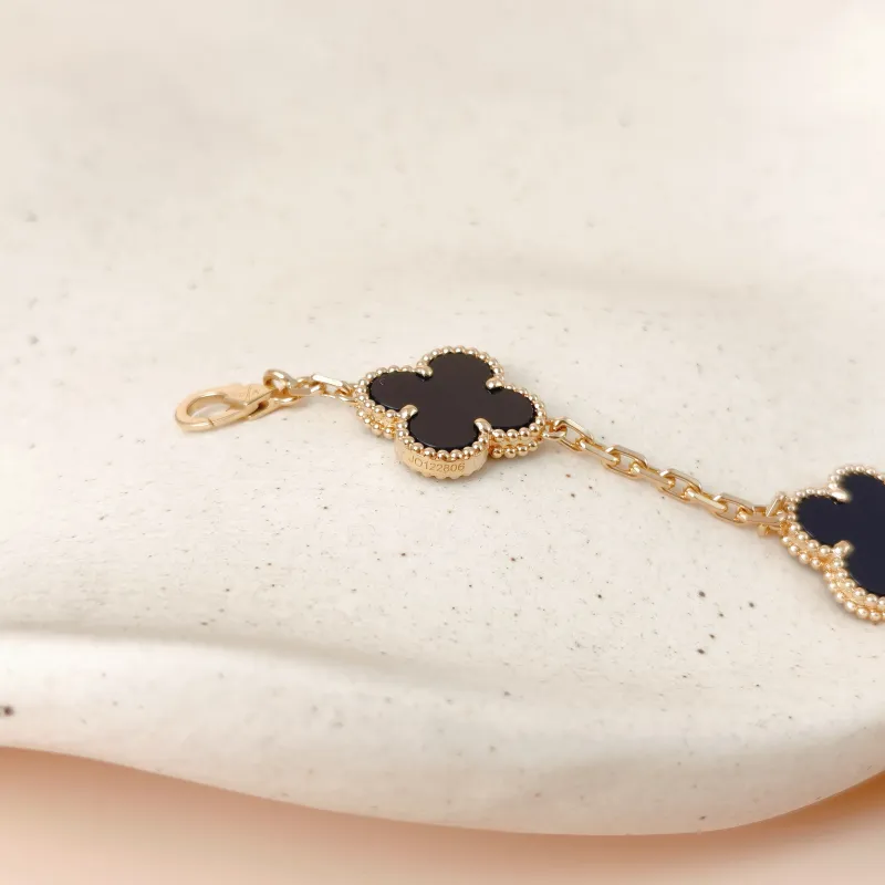 Van Cleef & Arpels Bracelet Alhambra Alhambra Collection Five-Motif Bracelet 18KY ellow Gold Vintage Small 19cm โ cover view 11 of 11
