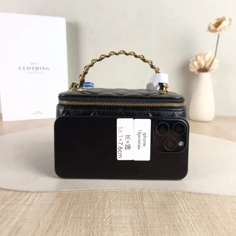 Chanel Crossbody Bag Edition Woven Black Calfskin Mini 16 × 8 × 9.5 cm — cover view 2 of 5