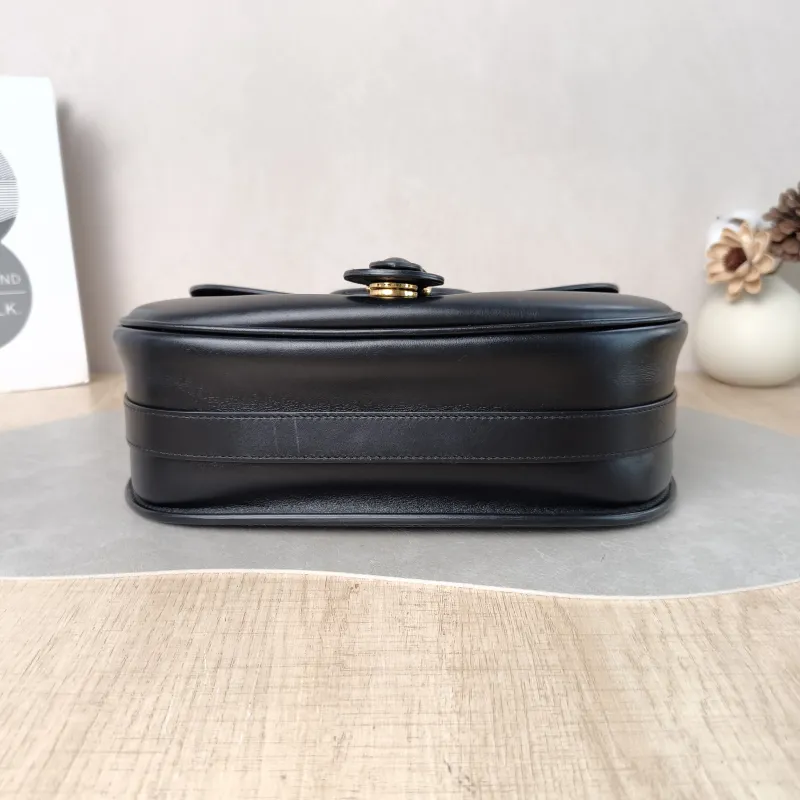 DIOR Crossbody Bag Bobby Black Calfskin Large 27 × 8 × 19.5 cm — cover view 3 of 5
