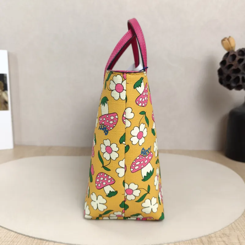 GUCCI Top Handle Bag tote Yellow PVC One Size20 × 10 × 20 cm — detail view 10 of 12