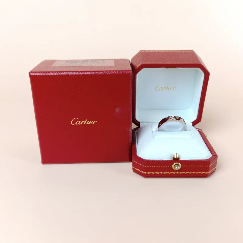 CARTIER Ring Love Collection White Gold Diamond18KW hite Gold Edition 63 — cover view 3 of 9