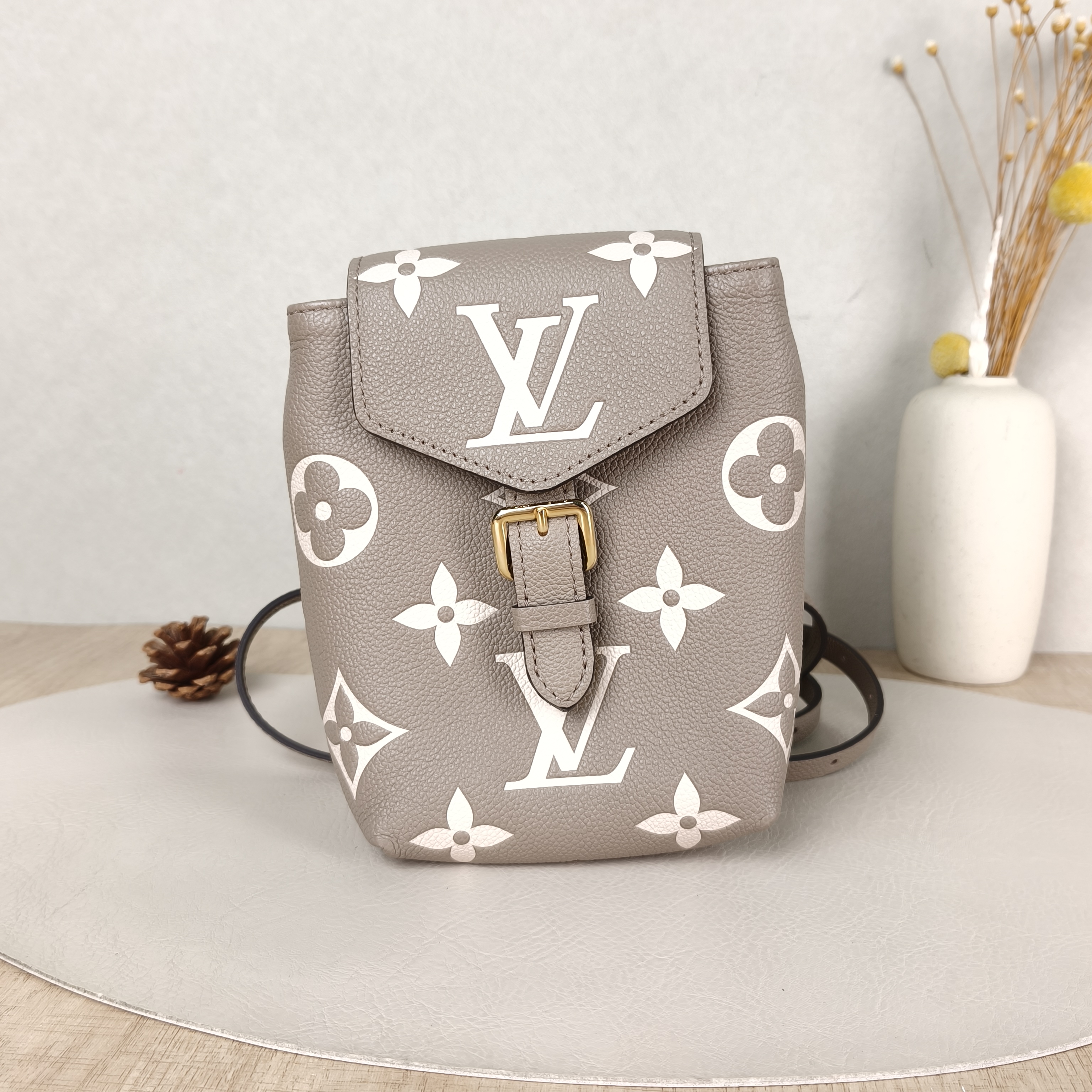 Louis Vuitton Backpack Tiny Backpack · White Calfskin13 × 8 × 19 cm